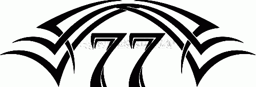 Tribal Numbers TNHOOD-77