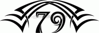Tribal Numbers TNHOOD-79