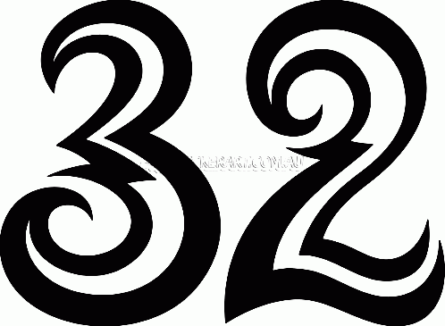 Tribal Numbers TNORIGIN-32