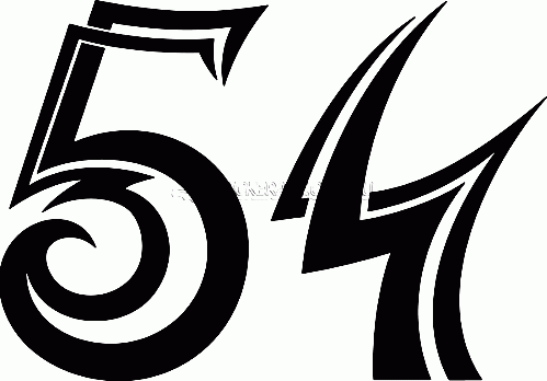 Tribal Numbers TNORIGIN-54