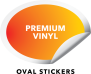 Premium Oval Stickers