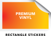 Premium Rectangle Stickers - Square Corners