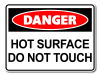 Danger Hot Surface Do Not Touch [ID:1906-10459]