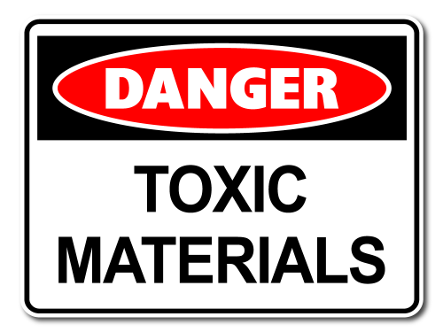 Danger Toxic Materials [ID:1906-10474]