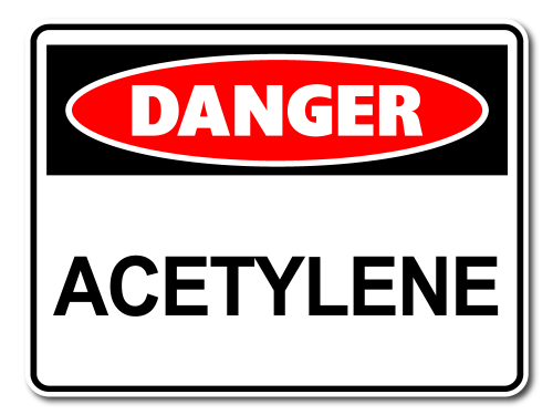 Danger Acetylene [ID:1906-10482]