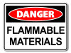 Danger Flammable Materials [ID:1906-10498]