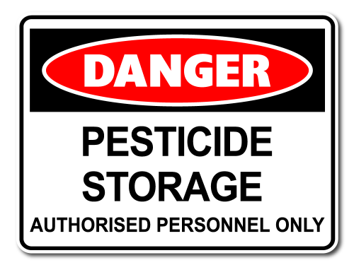 Danger Pesticide Storage Authorised Personnel Only [ID:1906-10510]