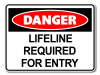Danger Lifeline Required For Entry [ID:1906-10513]