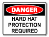 Danger Hard Hat Protection Required [ID:1906-10553]