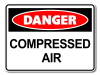 Danger Compressed Air [ID:1906-10581]