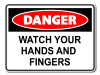 Danger Watch Your Hands And Fingers [ID:1906-10598]