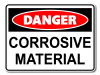 Danger Corrosive Material [ID:1906-10601]