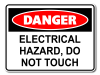 Danger Electrical Hazard Do Not Touch [ID:1906-10608]