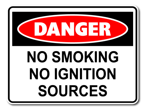 Danger No Smoking No Ignition Sources [ID:1906-10635]