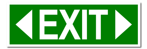 Exit Left And Right Arrows