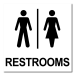Restrooms Male Female