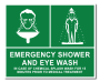Emergency Shower And Eye Wash In Case Of Chemical Splash