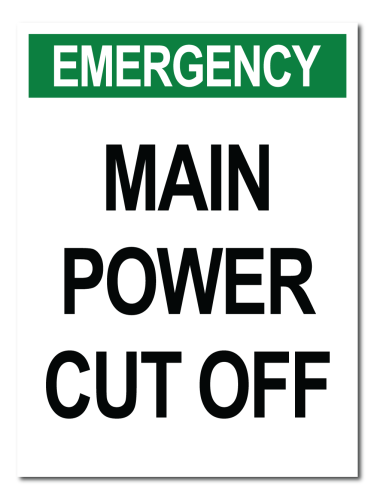 Emergency Main Power Cut Off
