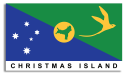 Australia Christmas Island Flag with Name