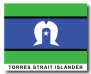 Australia Torres Strait Islander Flag with Name
