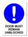 Mandatory Door Must Remain Unblocked [ID:1908-10819]
