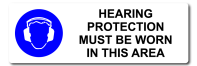 Mandatory Hearing Protection Must Be Worn In This Area Wide [ID:1908-10821]