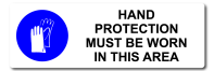 Mandatory Hand Protection Must Be Worn In This Area Wide [ID:1908-10827]