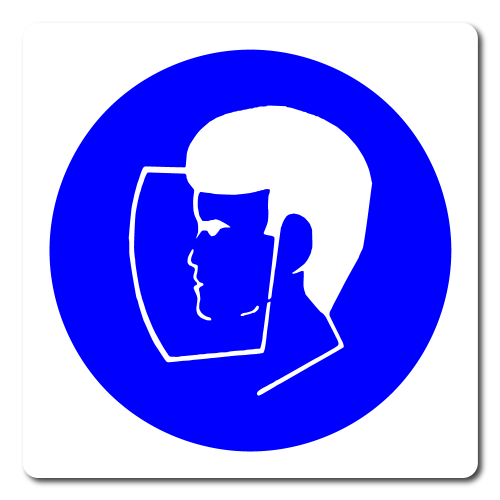Mandatory Face Shield Icon [ID:1908-10837]