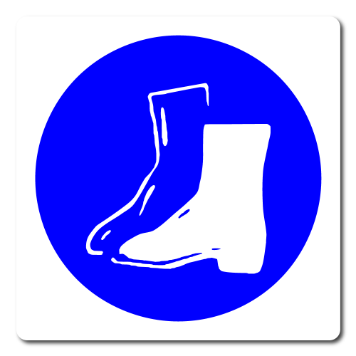 Mandatory Foot Protection Icon [ID:1908-10842]