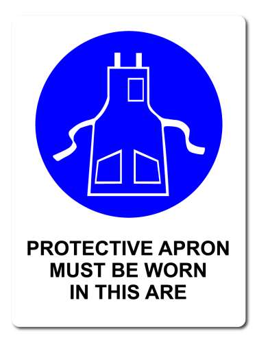 Mandatory Protective Apron Must Be Worn In This Area [ID:1908-10895]