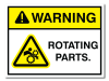 Warning Rotating Parts