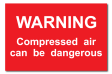 Warning Compressed Air Can Be Dangerous