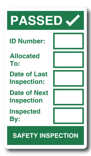 Inspection Passed Information