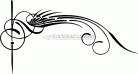 Classic Pinstripe Scroll Decal No:PS-0035