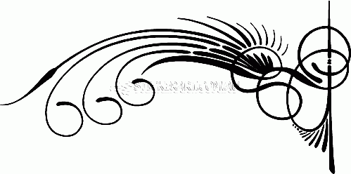 Classic Pinstripe Scroll Decal No:PS-0066