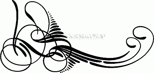 Classic Pinstripe Scroll Decal No:PS-0077