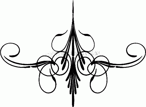 Classic Pinstripe Scroll Decal No:PS-0094