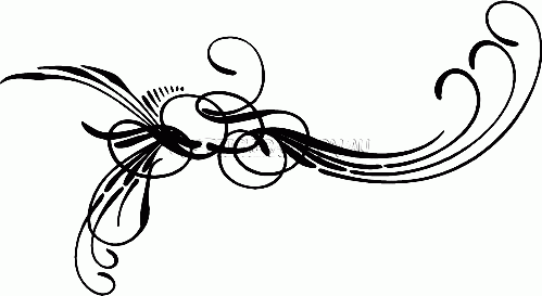 Classic Pinstripe Scroll Decal No:PS-0099