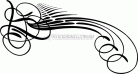 Classic Pinstripe Scroll Decal No:PS-0289
