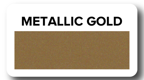 100mm (4in) x 15 Metres Striping Roll - Metallic Gold