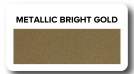 150mm (6in) x 45 Metres Striping Roll - Metallic Bright Gold