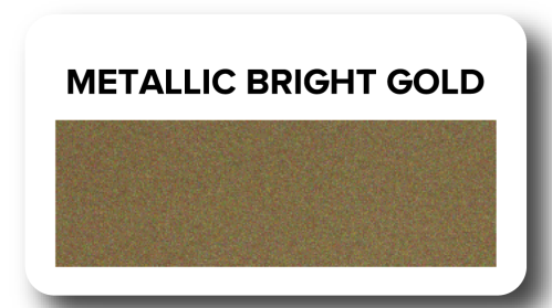 100mm (4in) x 15 Metres Striping Roll - Metallic Bright Gold