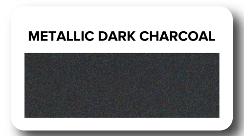 100mm (4in) x 45 Metres Striping Roll - Metallic Dark Charcoal