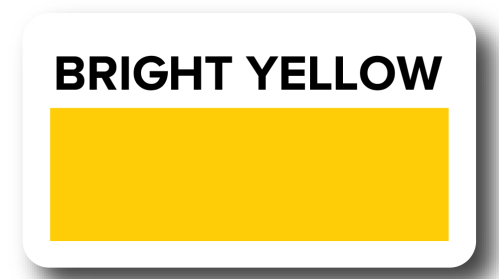 6mm (1/4in) x 45 Metres Striping Roll - Bright Yellow