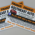 20170424 custom printed southeast auto sales finance stickers