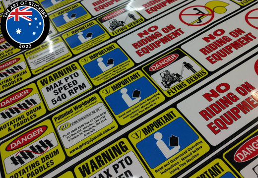 160715 safety equipment machinery stickers