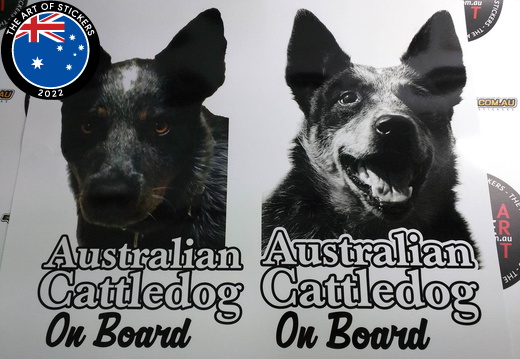 2016 06 australian cattle dog custom stickers