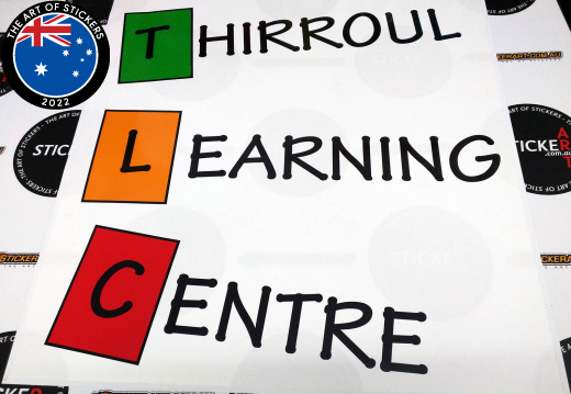 2016 10 thirroul learning centre custom printed sticker thirroul new south wales