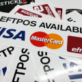 2016 11 eftpos available visa mastercard printed stickers pos