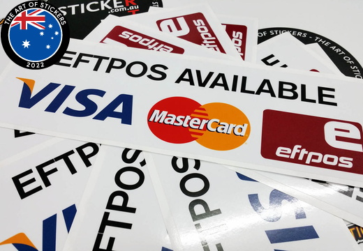 2016 11 eftpos available visa mastercard printed stickers pos